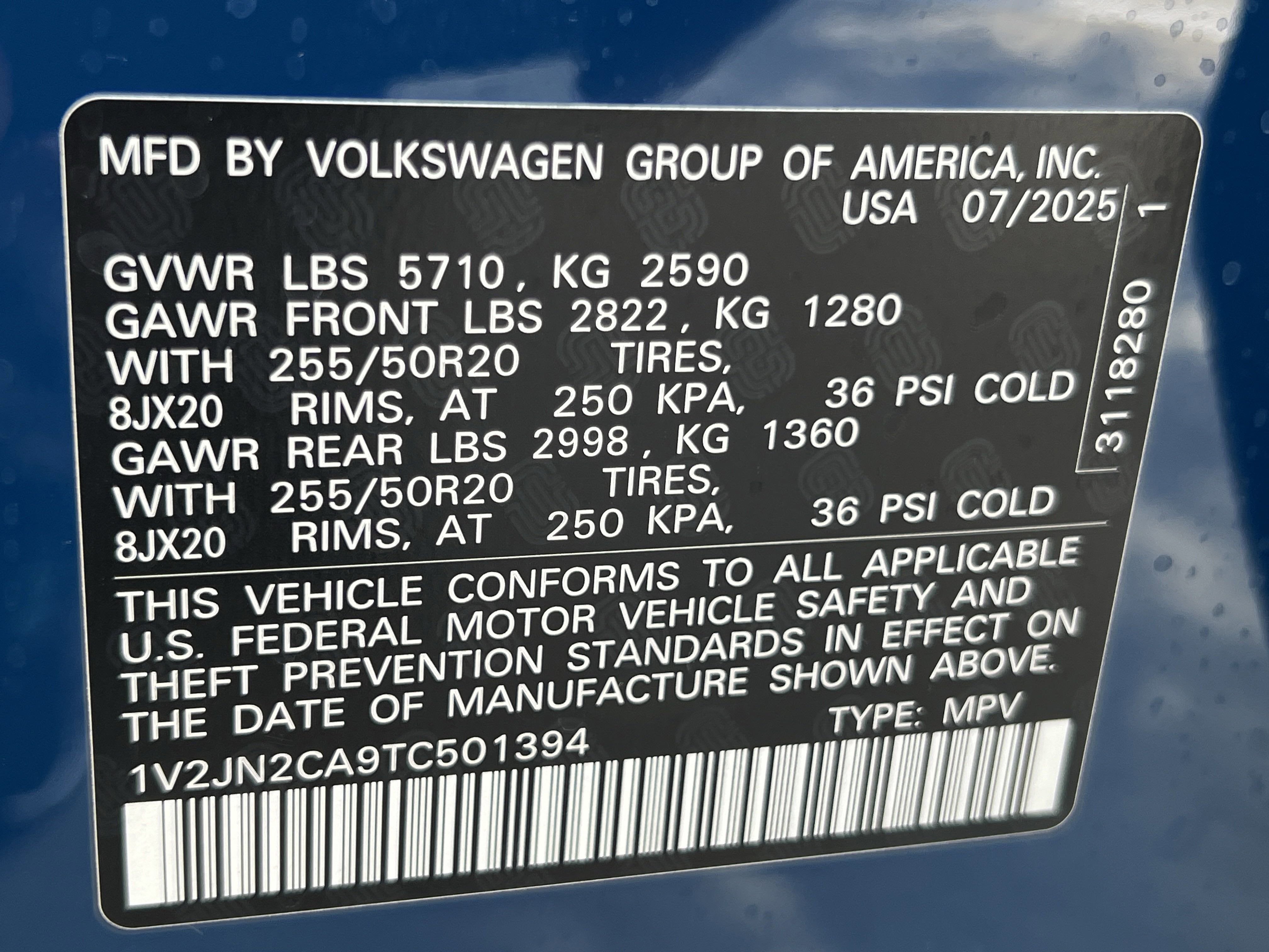 2026 Volkswagen Atlas 2.0T SE w/Technology