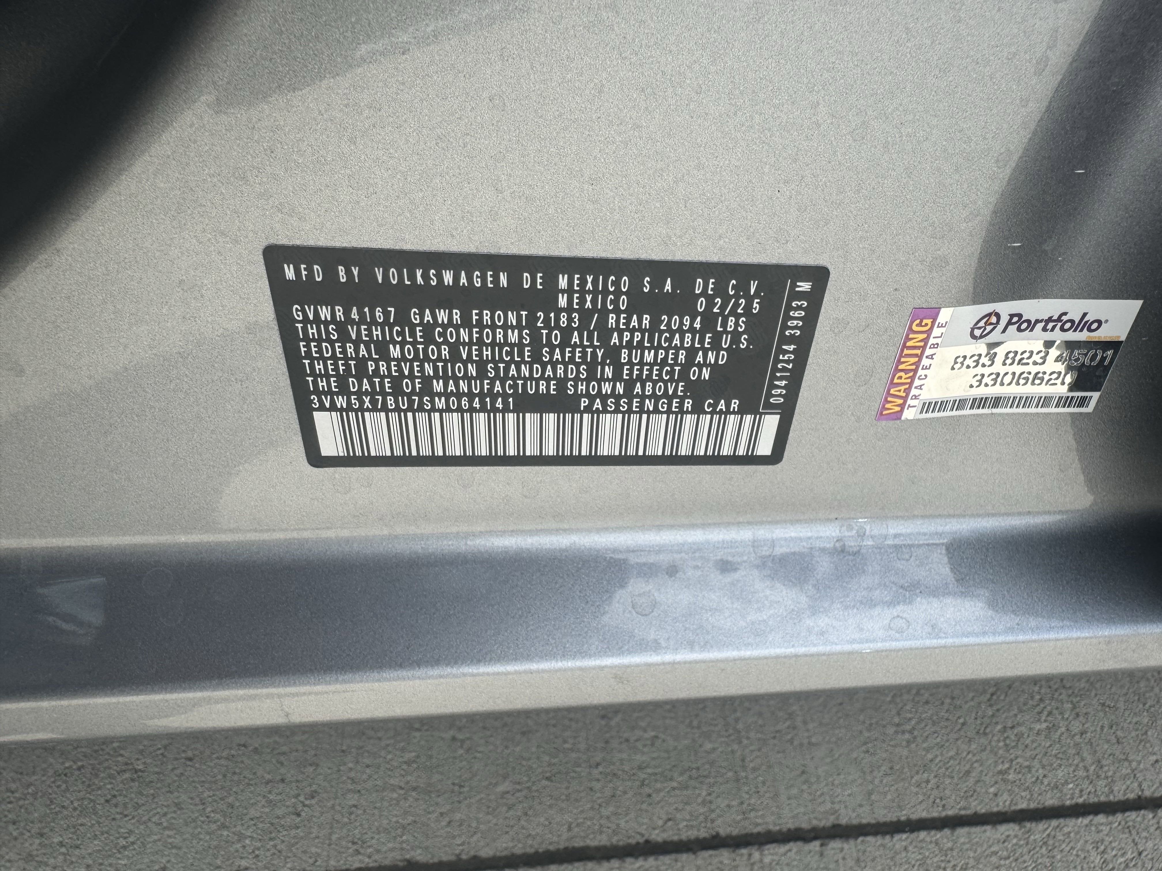 2025 Volkswagen Jetta S